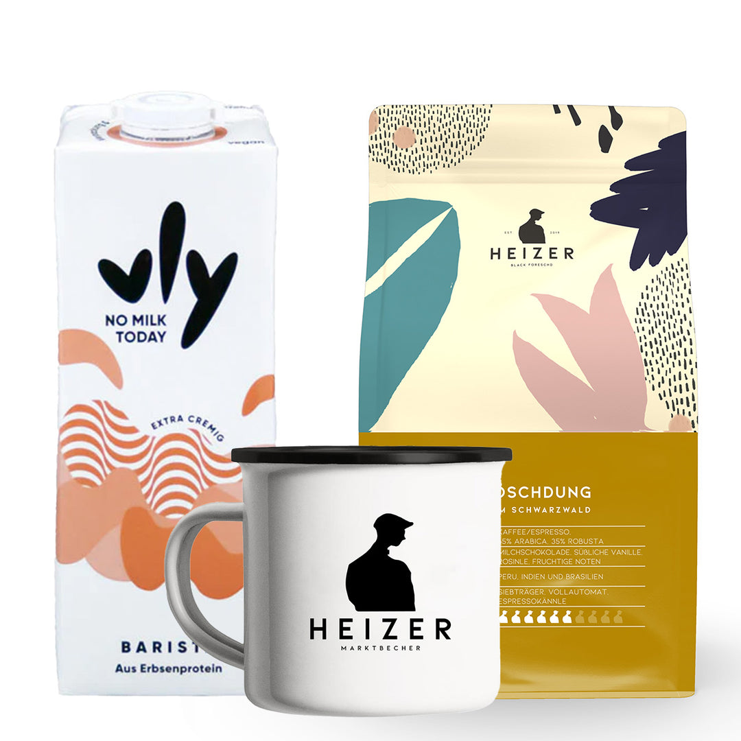 Heimad-Bundle | Heimadröschdung (420g) + Vly-Erbsenmilch + Marktbecher