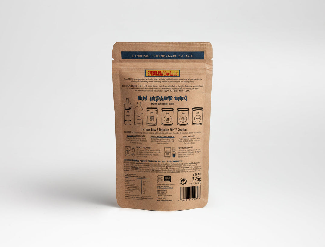 Fonte Spirulina Blue Latte (225g)