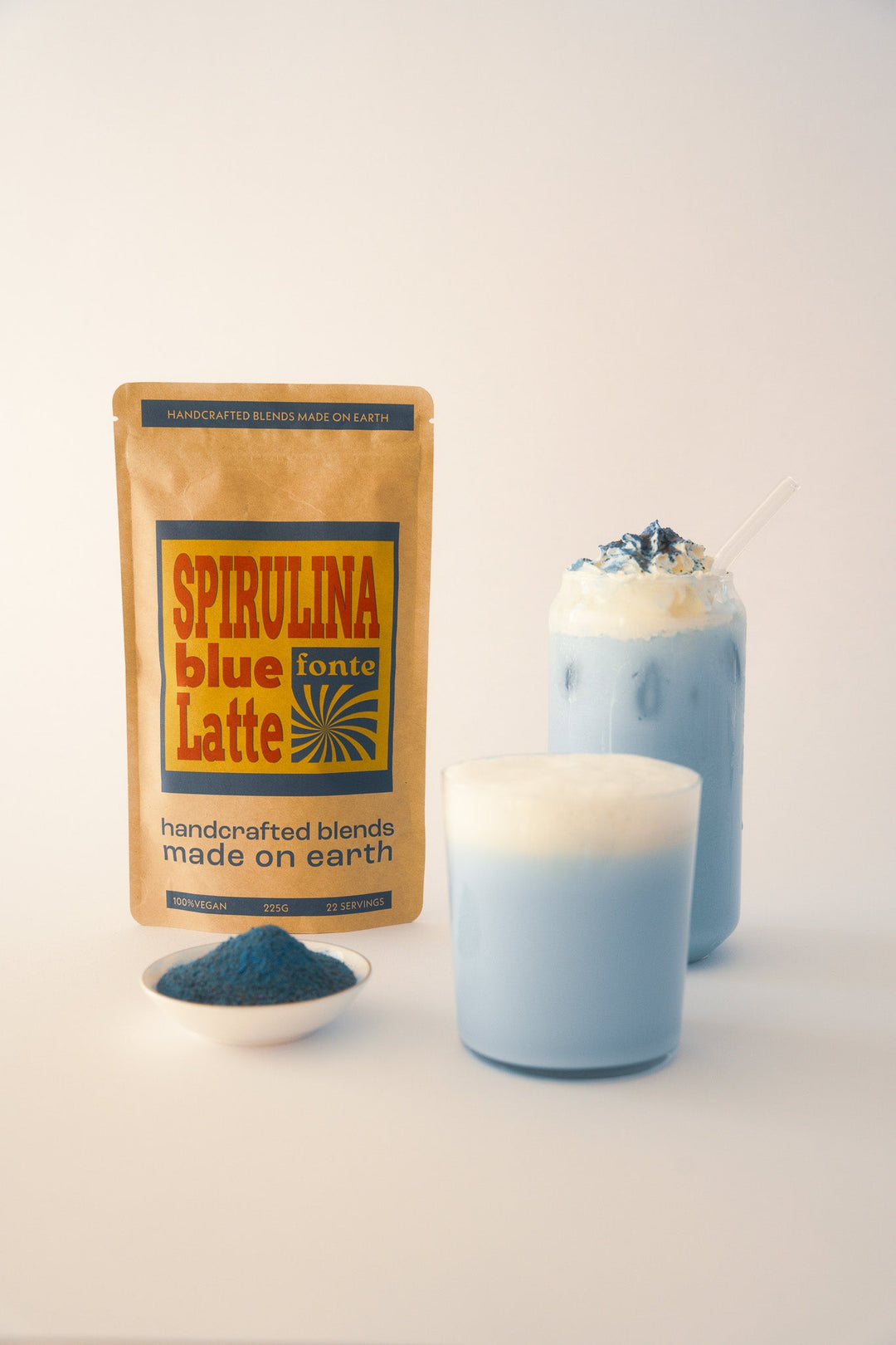 Fonte Spirulina Blue Latte (225g)