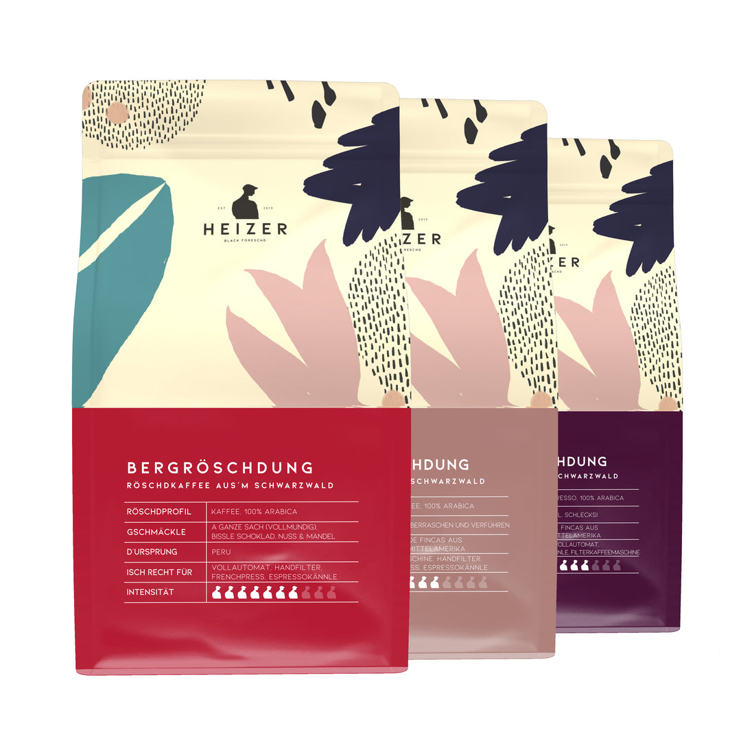 Probierpaket Filterkaffee (3 Röstungen)